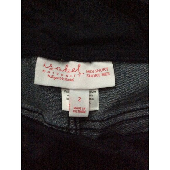 NWT, Isabel Maternity, Size 2, Blue Jean Short - Picture 5 of 5